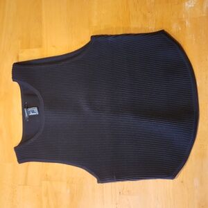 Forever 21 Black Women's ribbed tank top shirt Size L Large